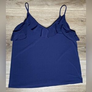 Banana Republic Blouse Navy Blue Tank Size Small